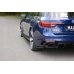 Накладки сплиттеры на пороги на Audi RS4 B9